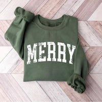 Elevera Retro “MERRY” Holiday Sweatshirt