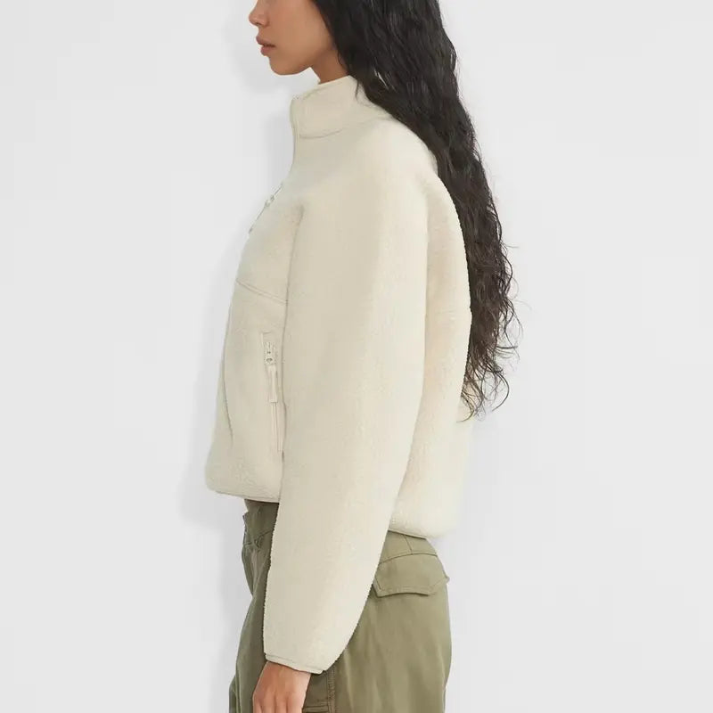 Chic Active Half-Zip Crop Sweatshirt™