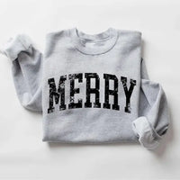 Elevera Retro “MERRY” Holiday Sweatshirt