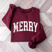 Elevera Retro “MERRY” Holiday Sweatshirt