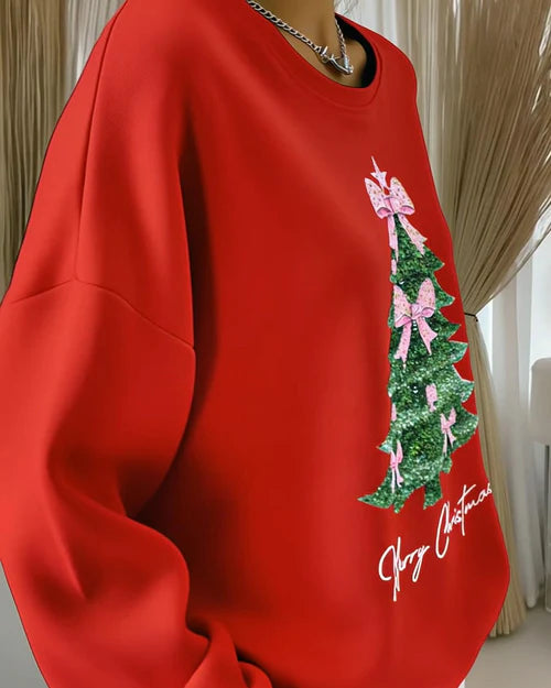 Elevera Long Sleeve Christmas Sweatshirt™