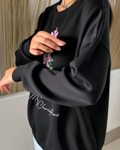 Elevera Long Sleeve Christmas Sweatshirt™