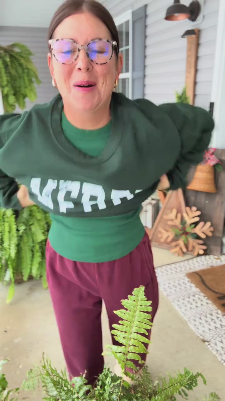 Elevera Retro “MERRY” Holiday Sweatshirt video